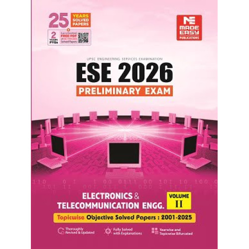 ESE 2026: Preliminary Exam: Electronics and Telecommunication Engg. Objective Solved Paper Vol-2