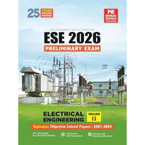ESE 2026: Preliminary Exam: Electrical Engineering Objective Solved Paper Vol-2