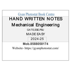 Mechanical Engineering Hand Written Class Notes GATE+ESE+PSU -2024-25 (Tecnical )